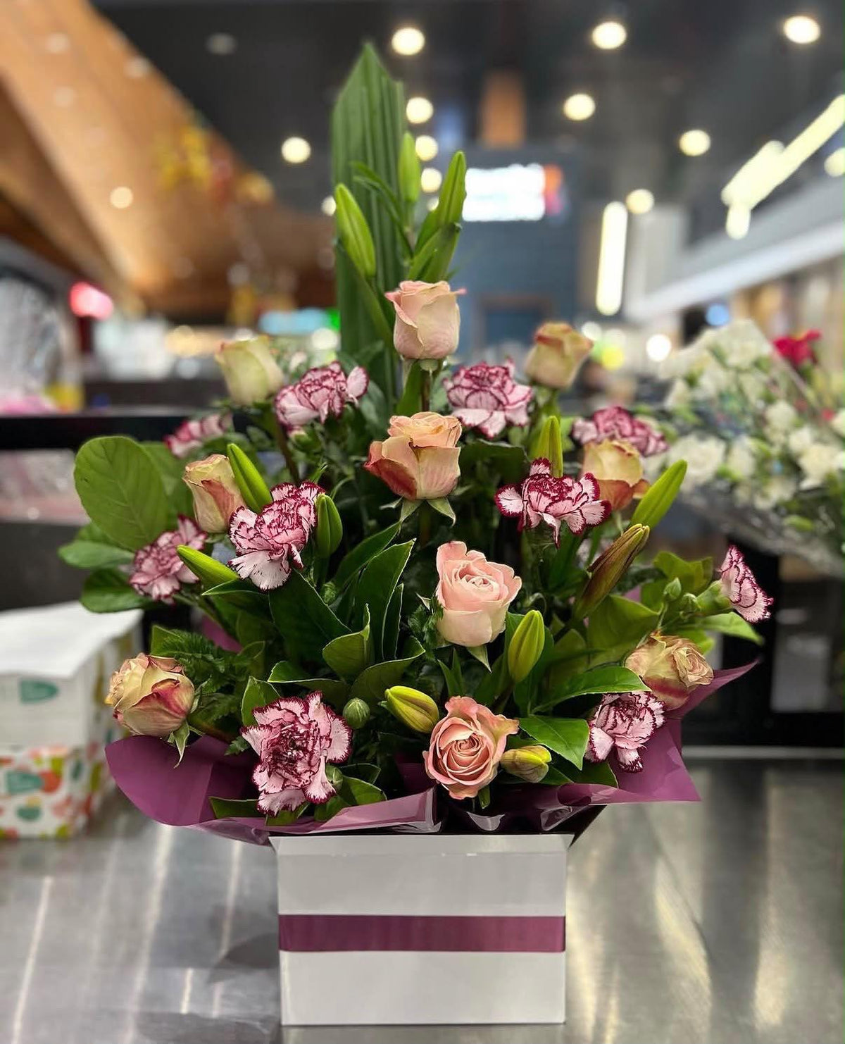 Angel Bloom Pastel Box Arrangement