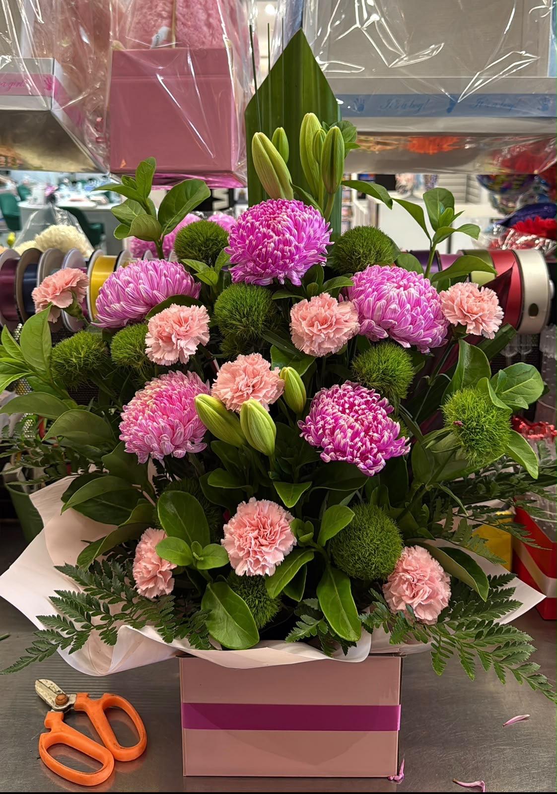Garden Romance Box Arrangement