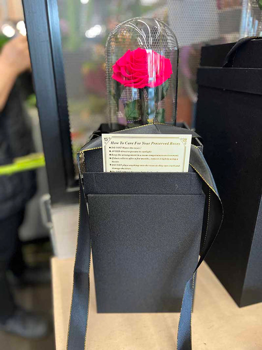 Eternal Passion Preserved Rose