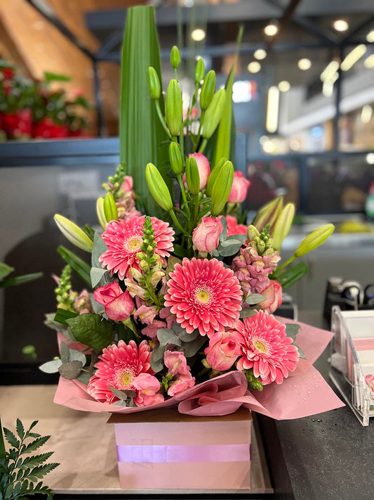 Peach Obsession Boxed Arrangement