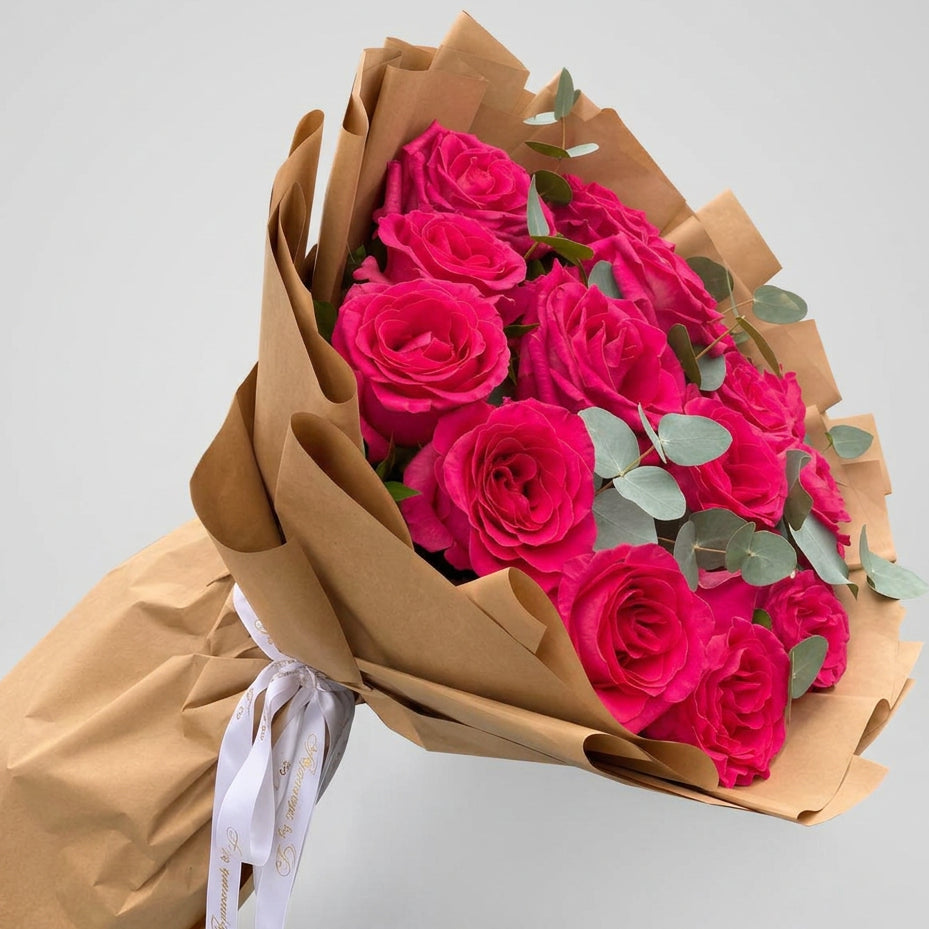 Royal Dozen Roses Bouquet