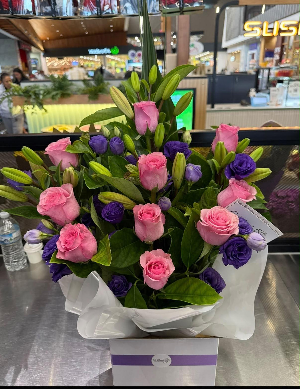 Royal Rose & Lily Box Arrangement