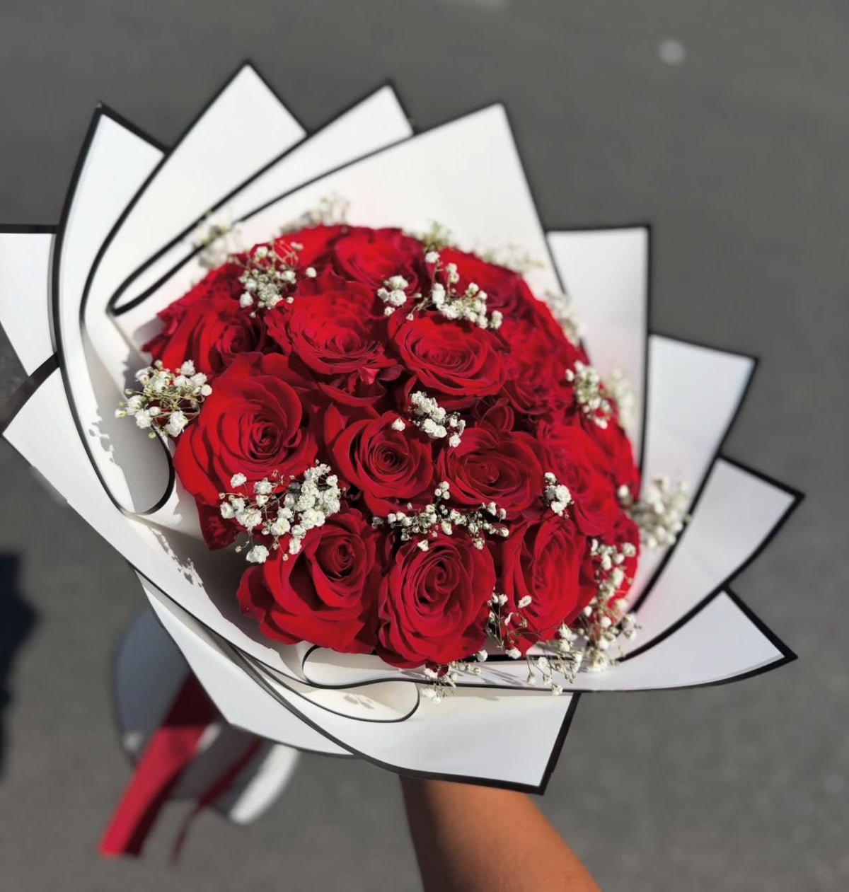 Velvet Love Roses Bouquet