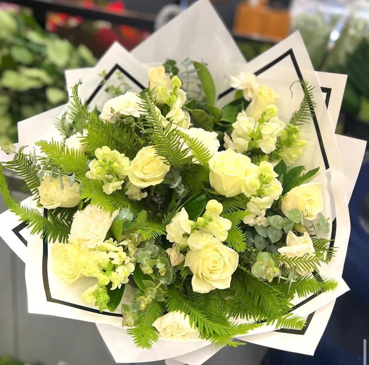 White Garden Bouquet