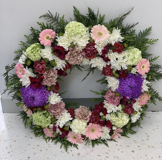 Pastel Floral Wreath