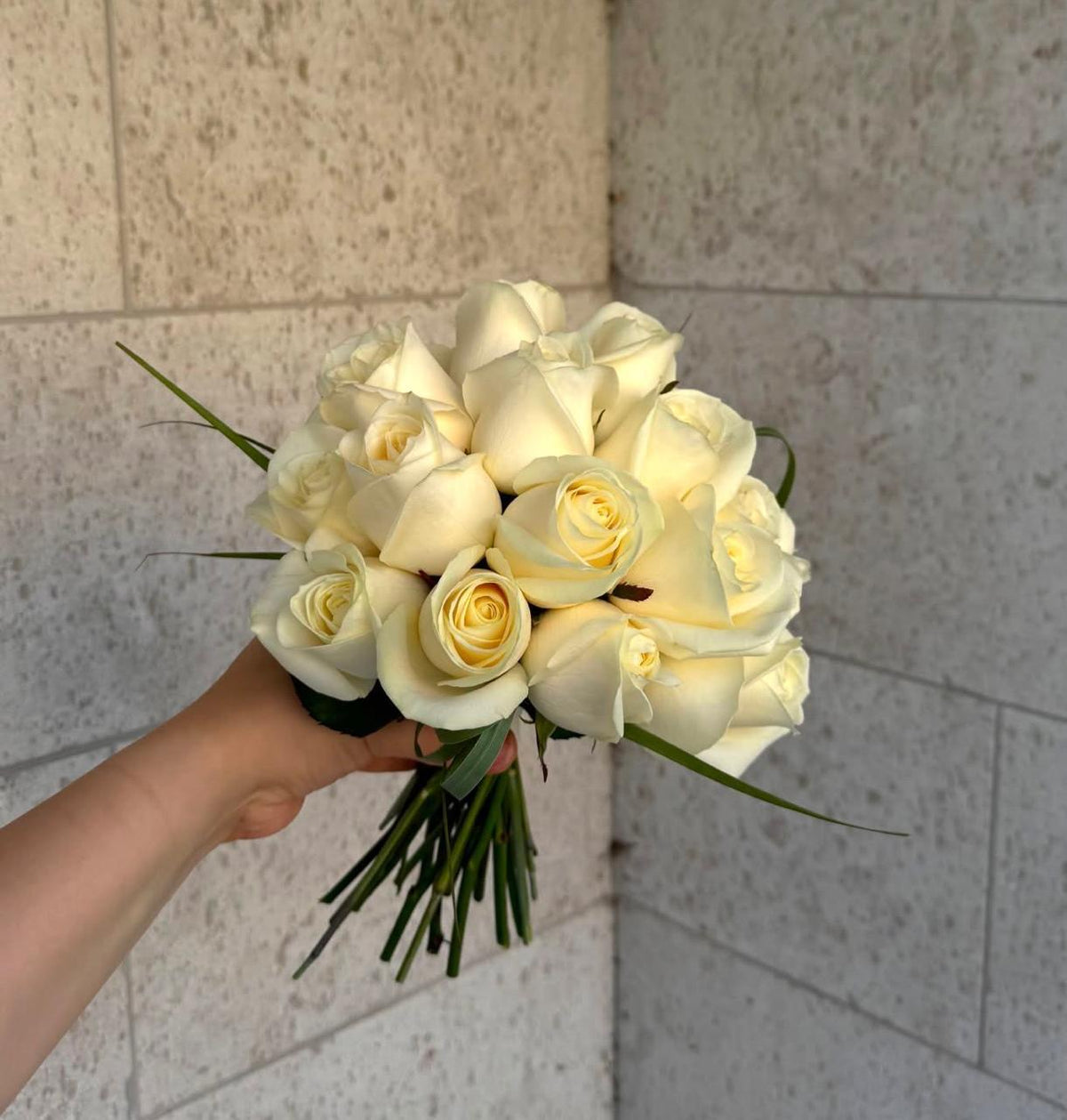 Ivory Roses Wedding Dream Bouquet
