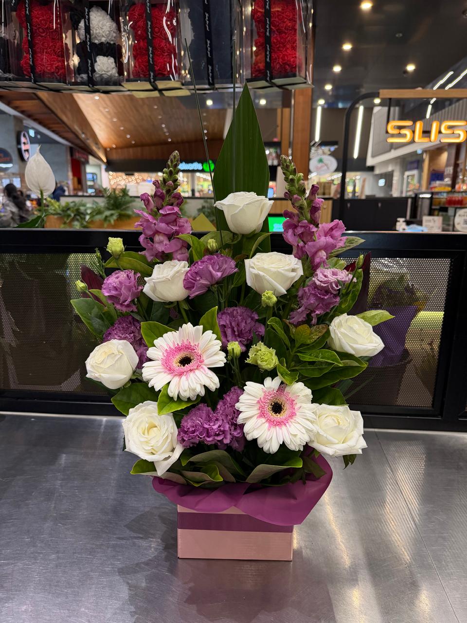 Petal Paradise Box Arrangement