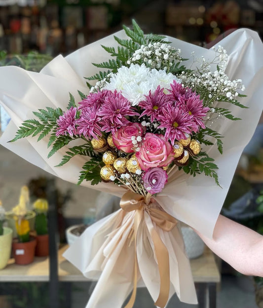 Petals & Chocolate Bouquet