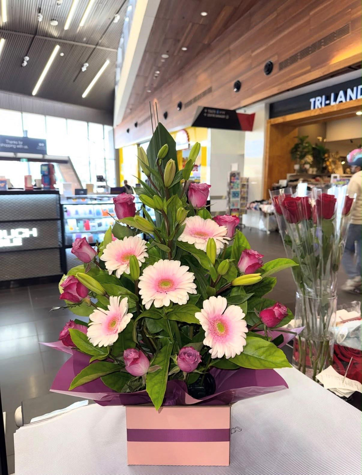 Plum Blossom Box Arrangement