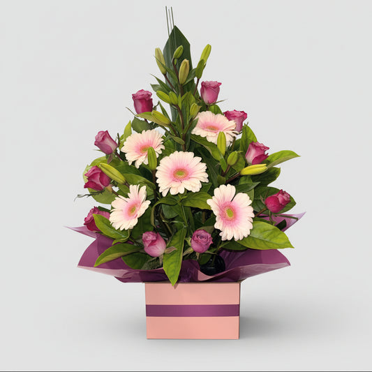 Plum Blossom Box Arrangement