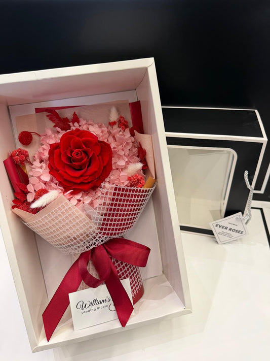 Red Rose Preserved Bouquet