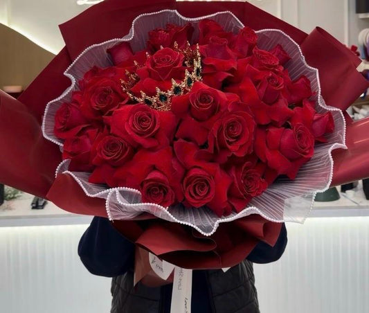 Royal Red Roses Premium Bouquet