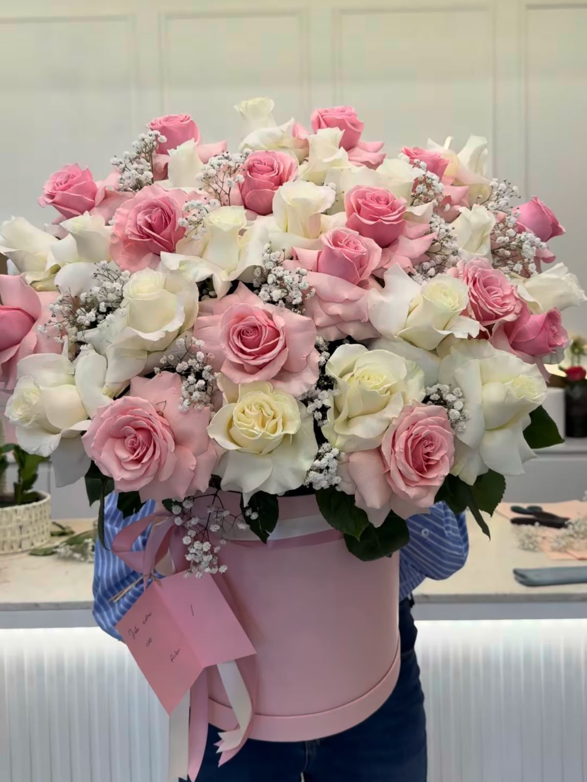 The Luxe Pastel Rose Hatbox